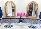 Traditional Mexican Sink-Flor Verde Royale