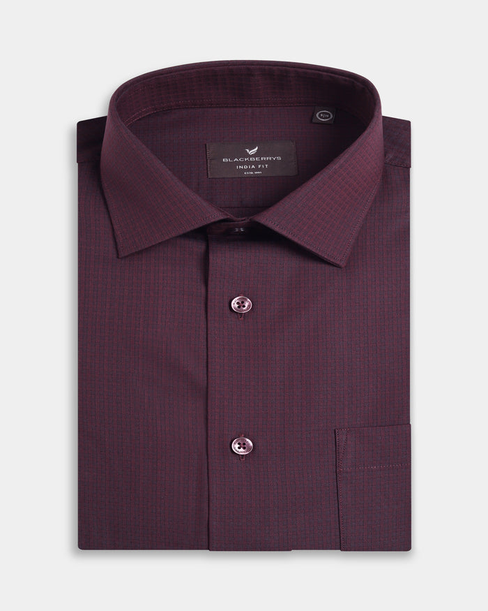 Wine Check Shirt - Element