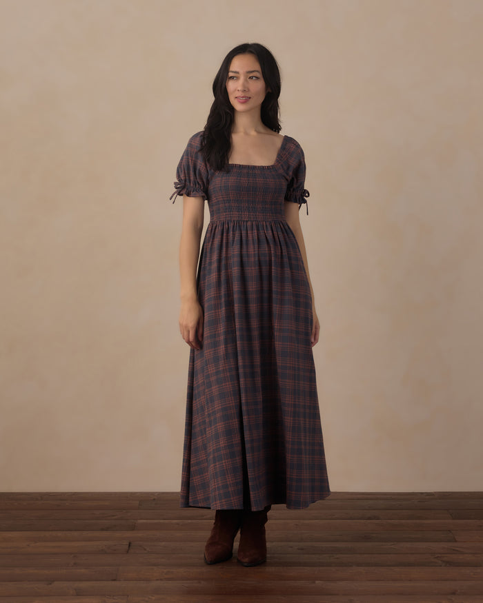Women's Dallas Dress || Midnight Plaid