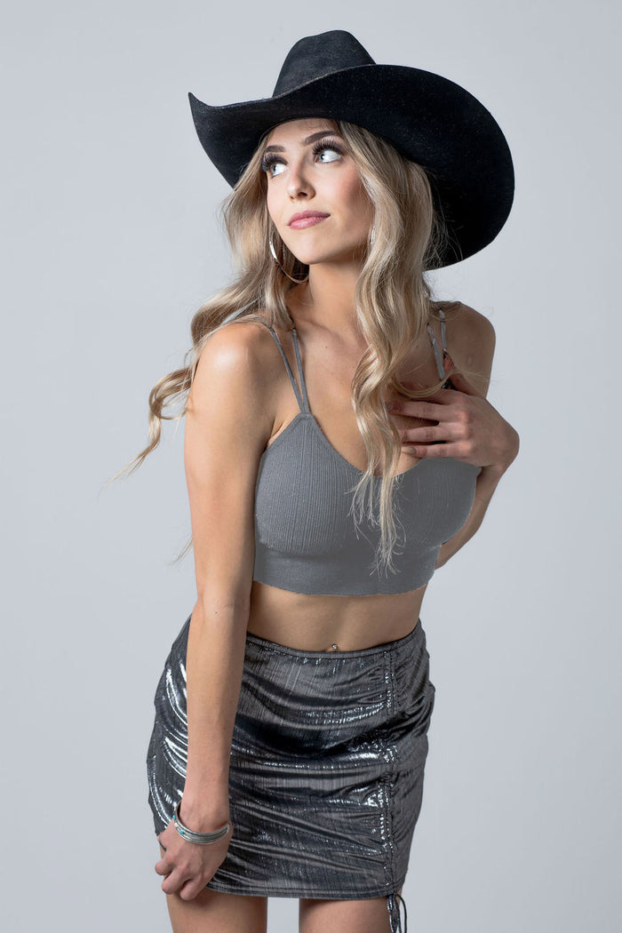 Women's Ribbed Bralette