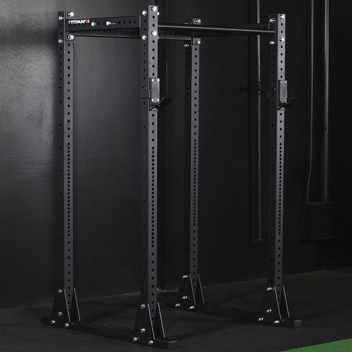 X-3 Series Flat Foot Power Rack | 82in / No Weight Plate Holders