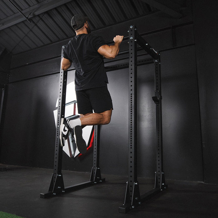 X-3 Series Flat Foot Power Rack | 82in / No Weight Plate Holders