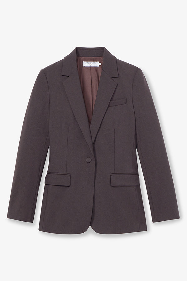 Packshot image of the Yiyan Blazer in Haze | Still | Exclude